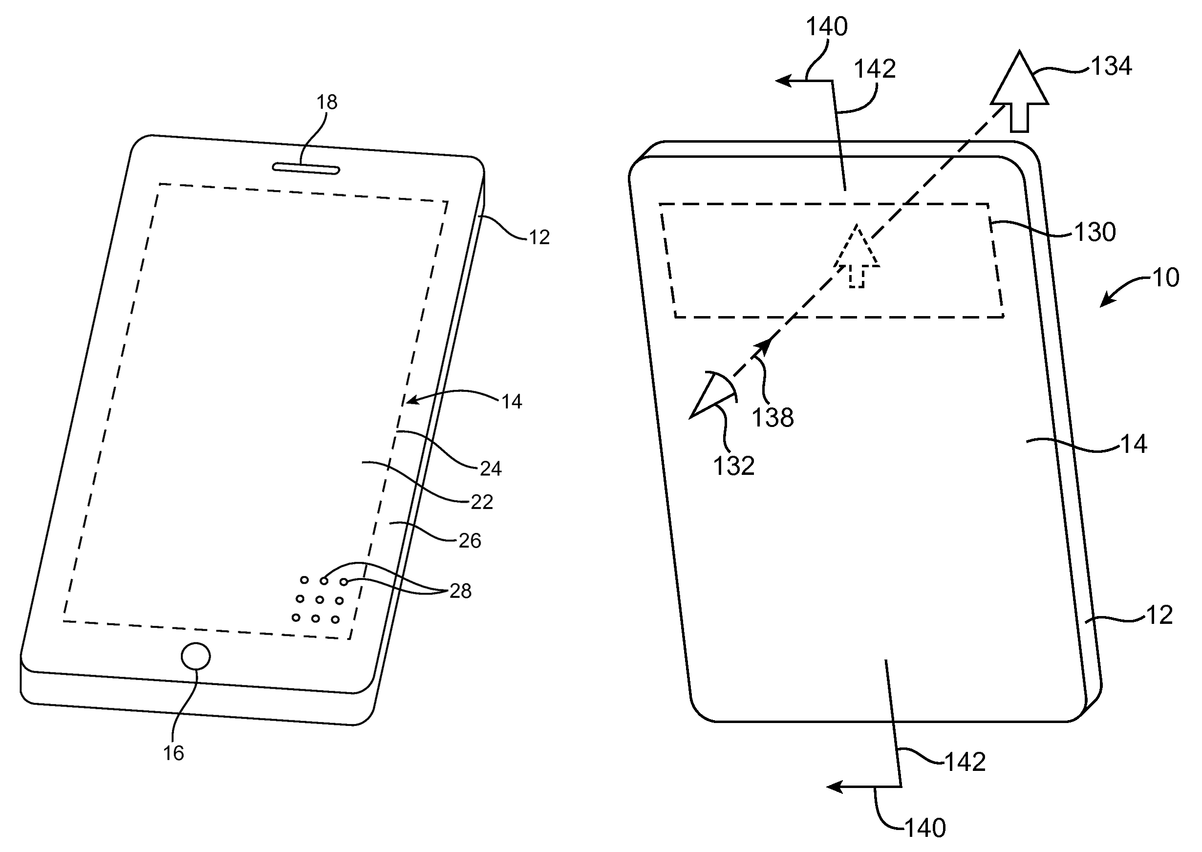Apple patent fullscreen iPhone HUD window drawing 001