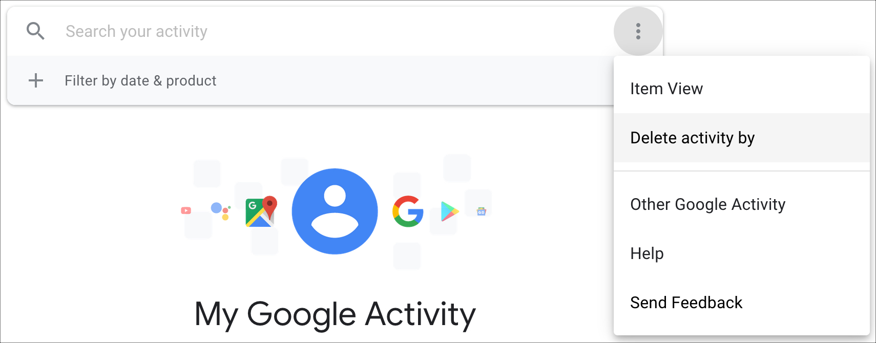 Google Delete Activity By