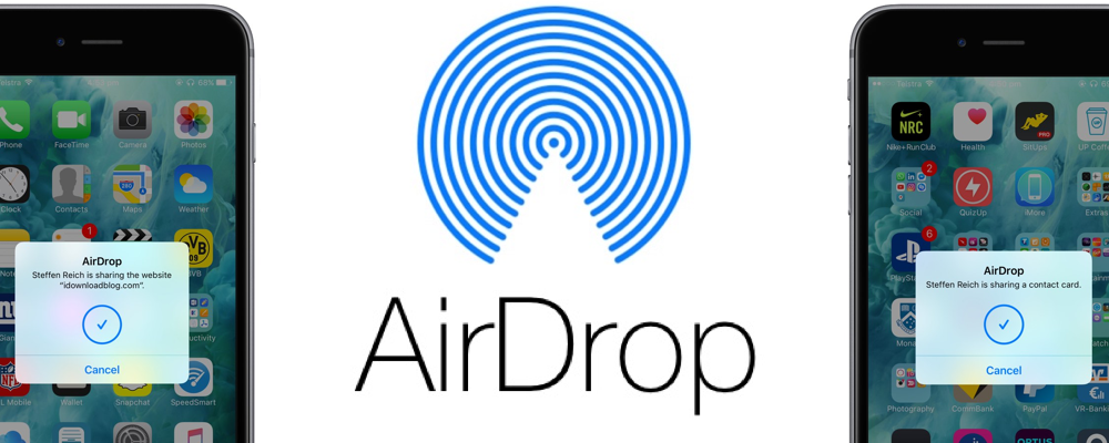 AirDrop banner