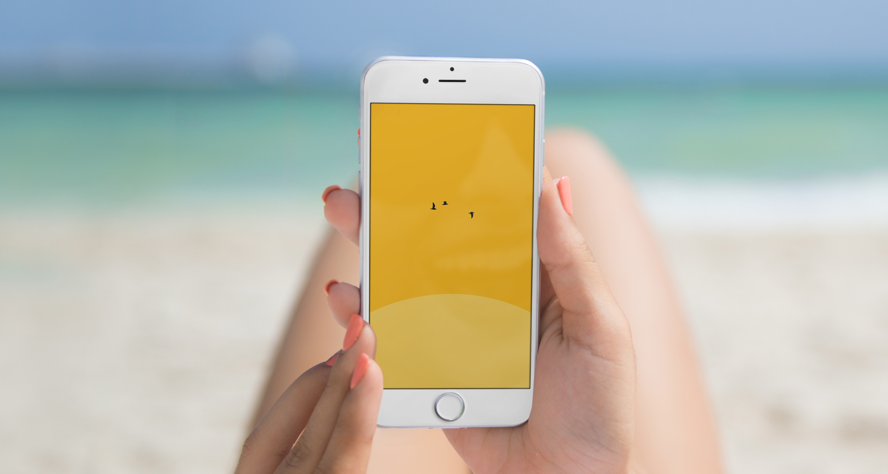 yellow wallpaper for iphone
