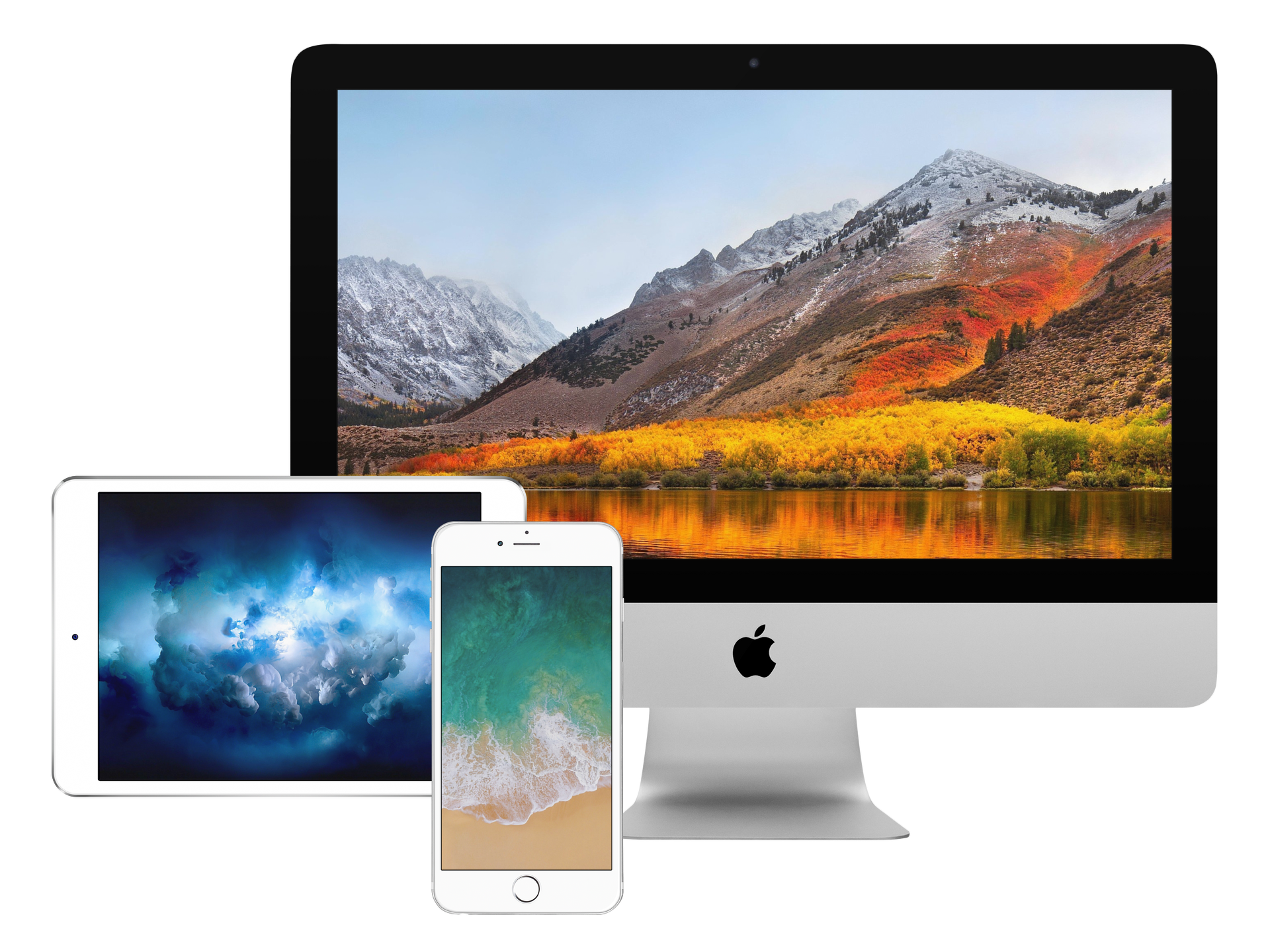 iOS 11, macOS High Sierra, iMac Pro wallpapers from WWDC 2017