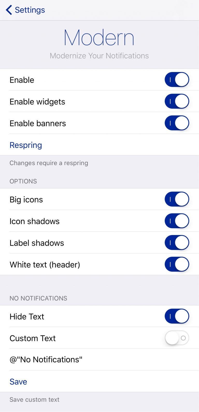 'Modern' brings a new look to notification banners & Today widgets