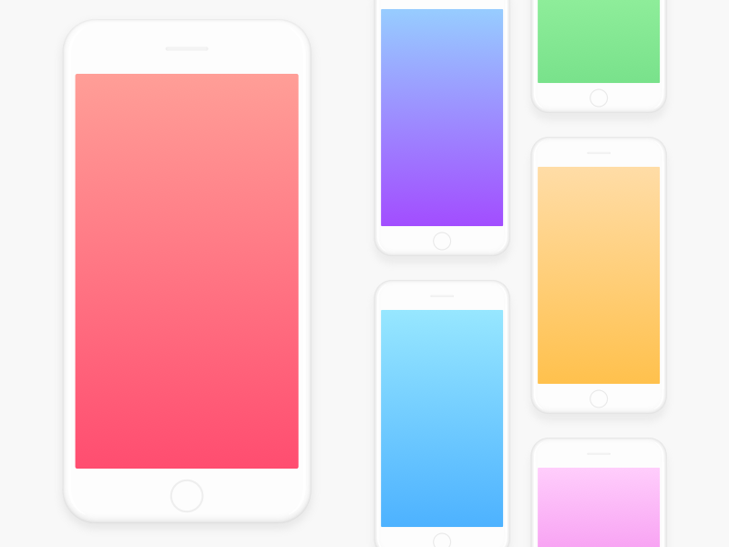 Colorful wallpapers for iPhone