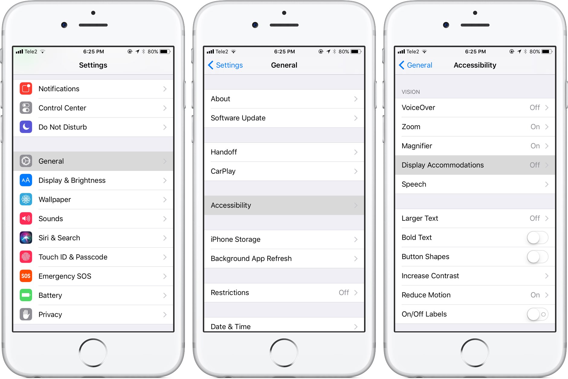 How to adjust the intensity of bright colors on iPhone and ...
