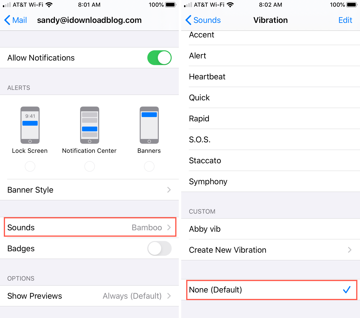 How To Stop Your Iphone From Vibrating When You Receive New Emails