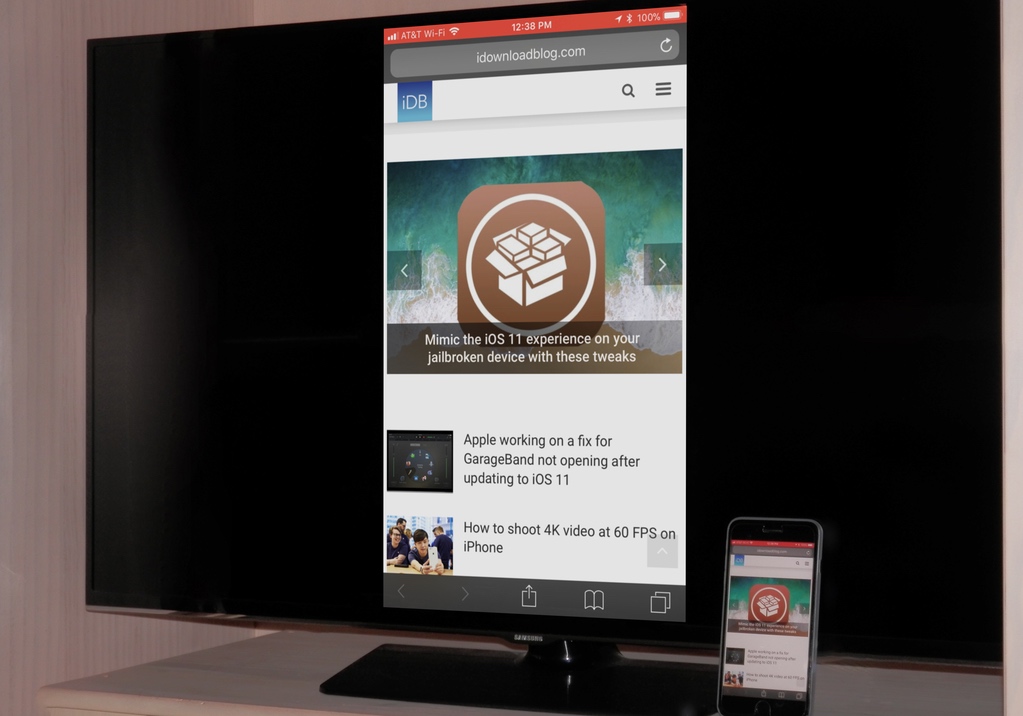 Can you screen mirror an iphone to a samsung tv How To Mirror Your Iphone Or Ipad On A Smart Tv