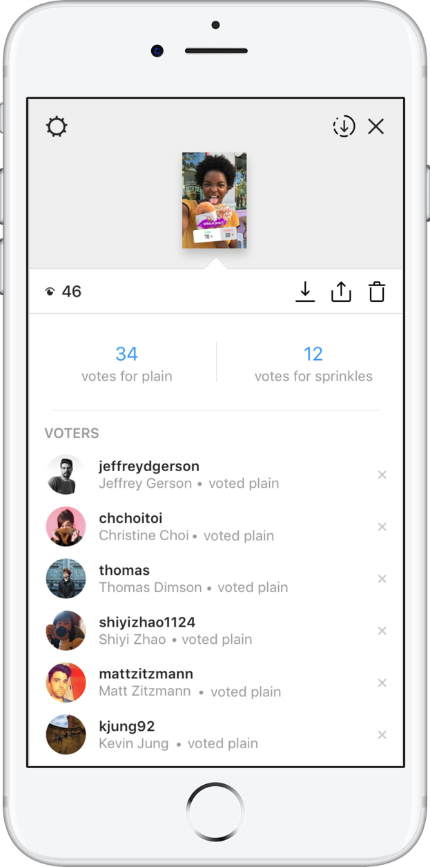publish polls in instagram