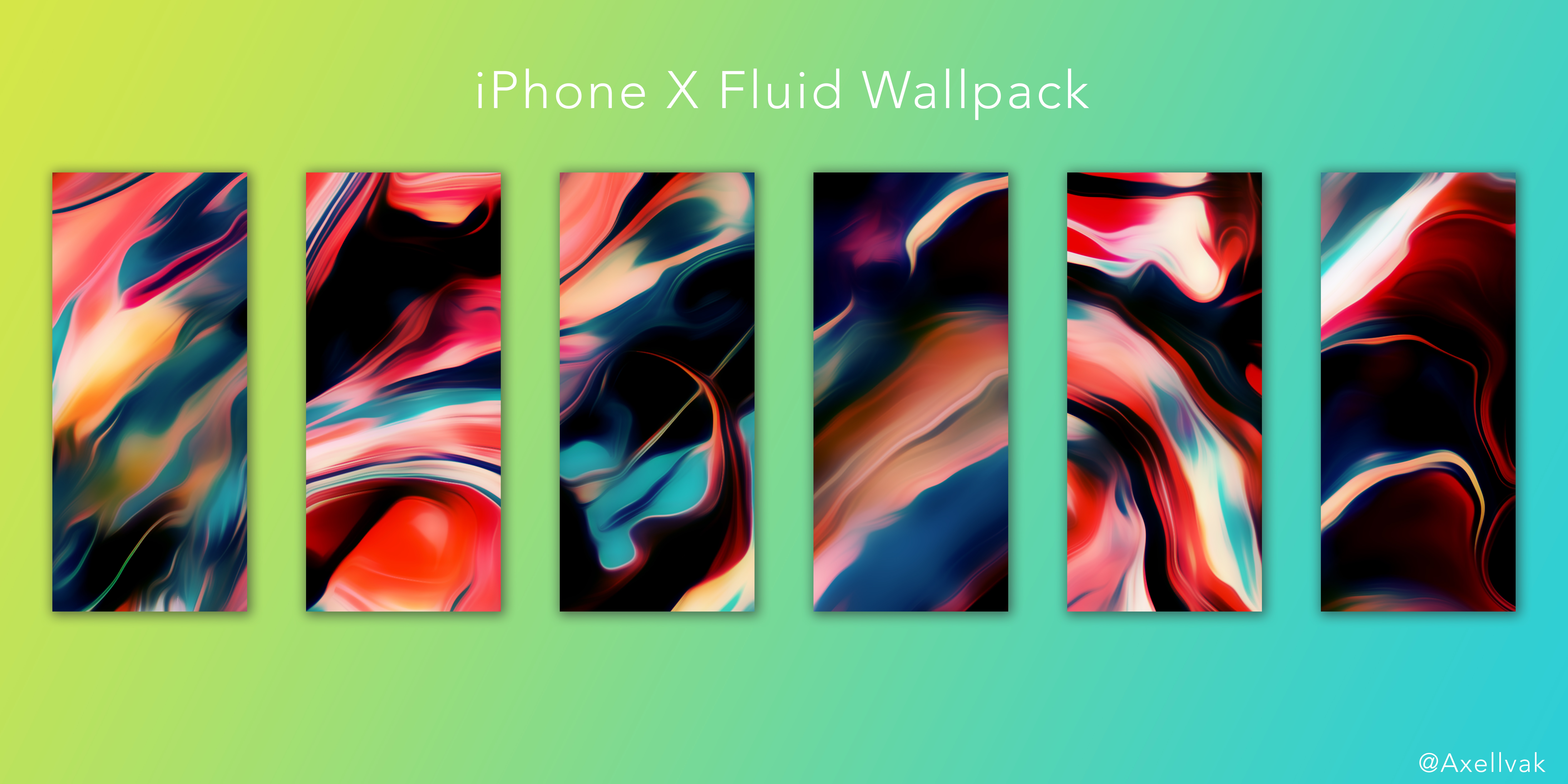 iPhone X Fluid Wallpapers