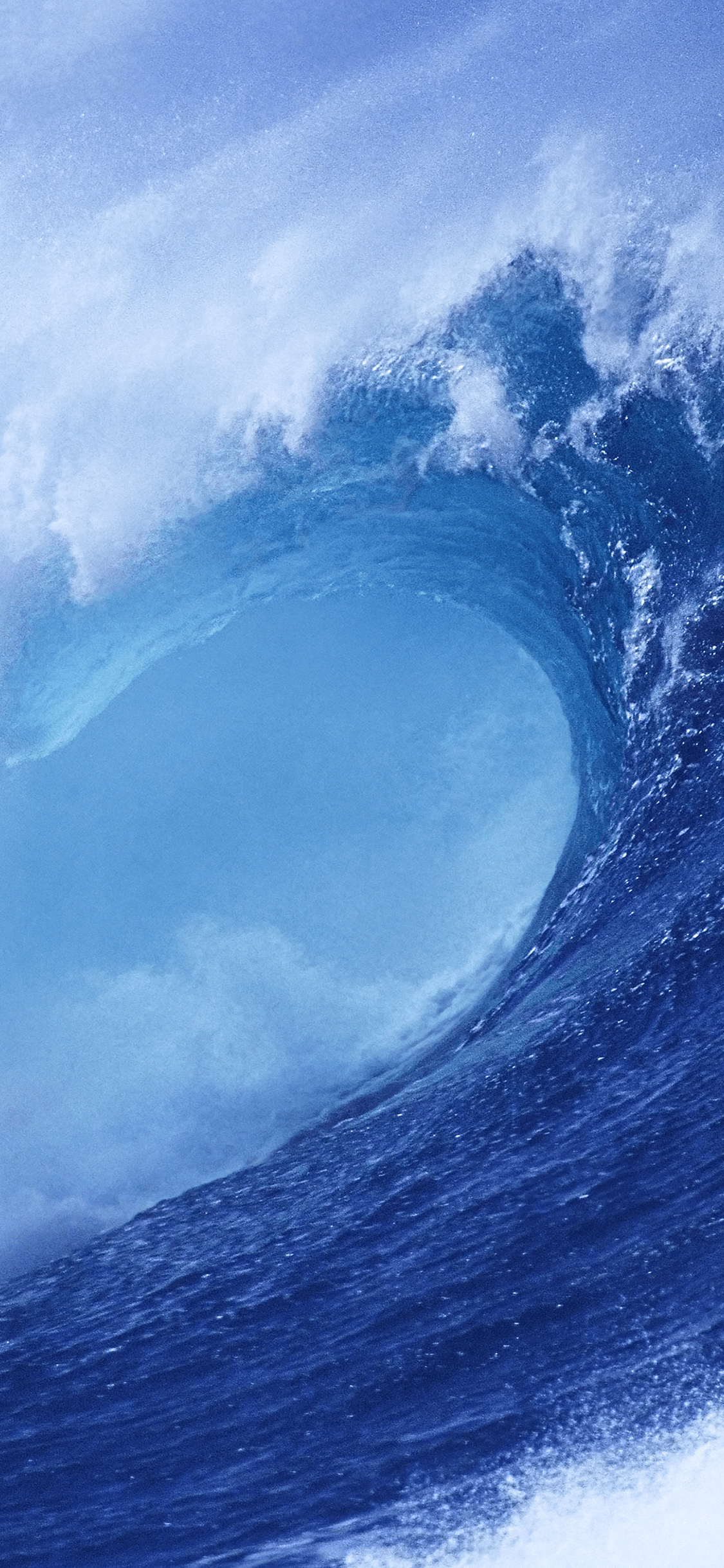 Wallpaper of a wave tube