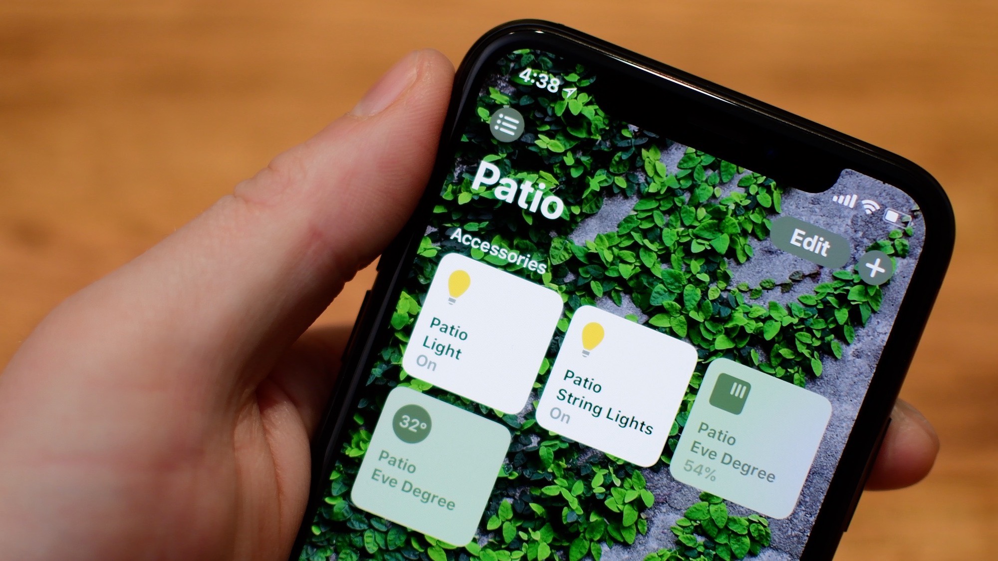 iDevices HomeKit Outdoor Switch in Home app