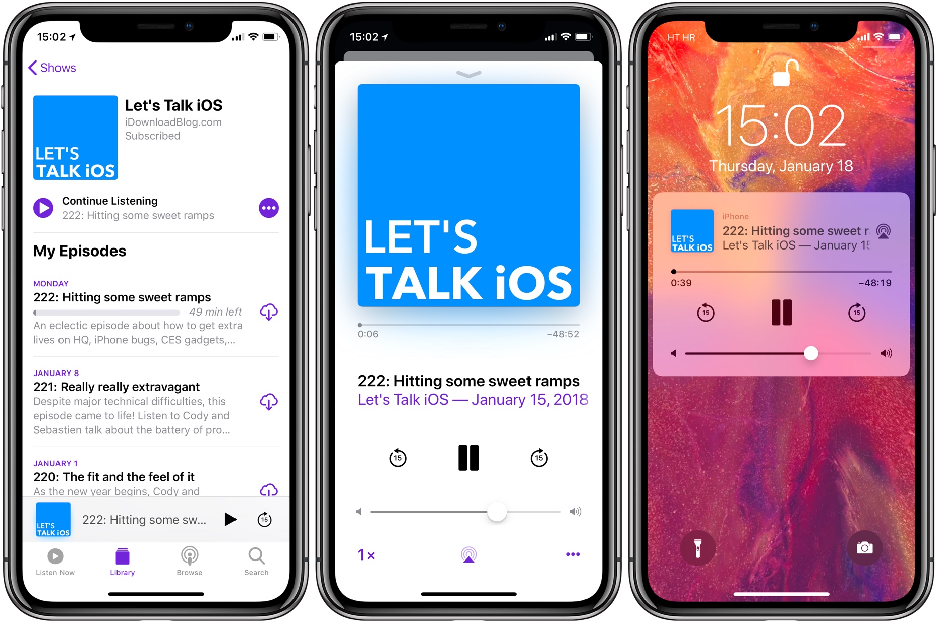 Tip stop the Podcasts app from autoadvancing to the next