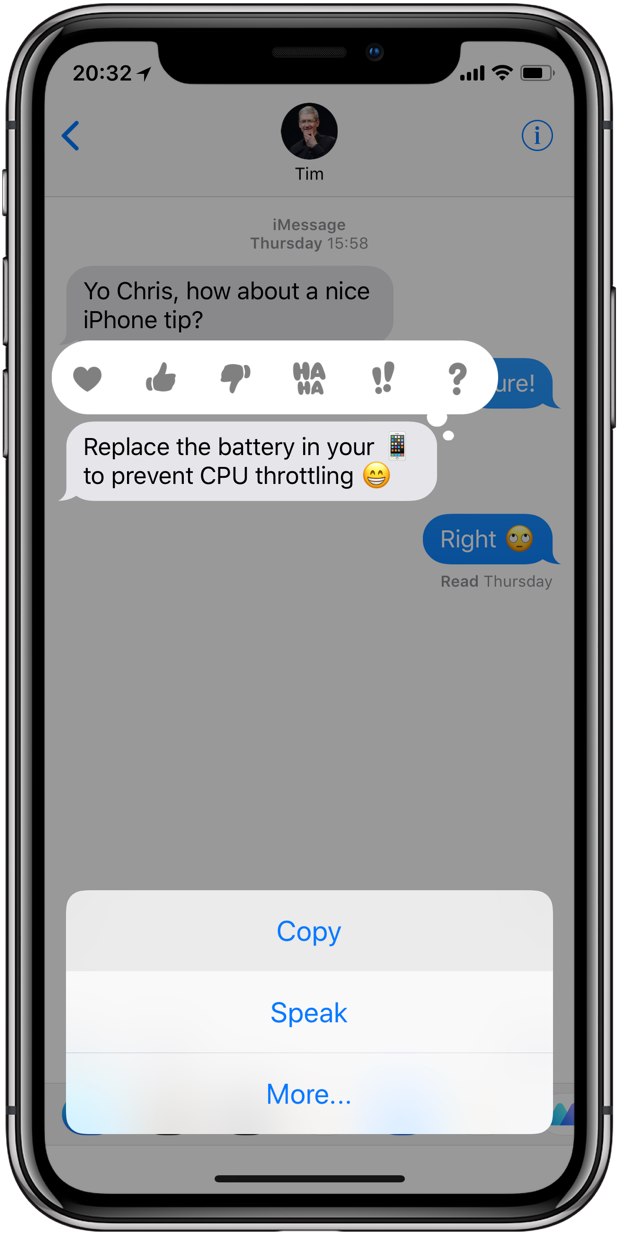 copy text messages from iphone