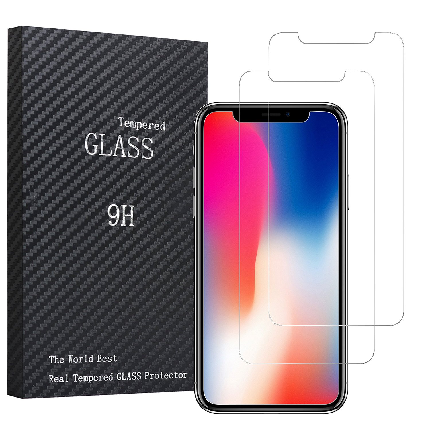 best iPhone X screen protectors - vomach tempered glass