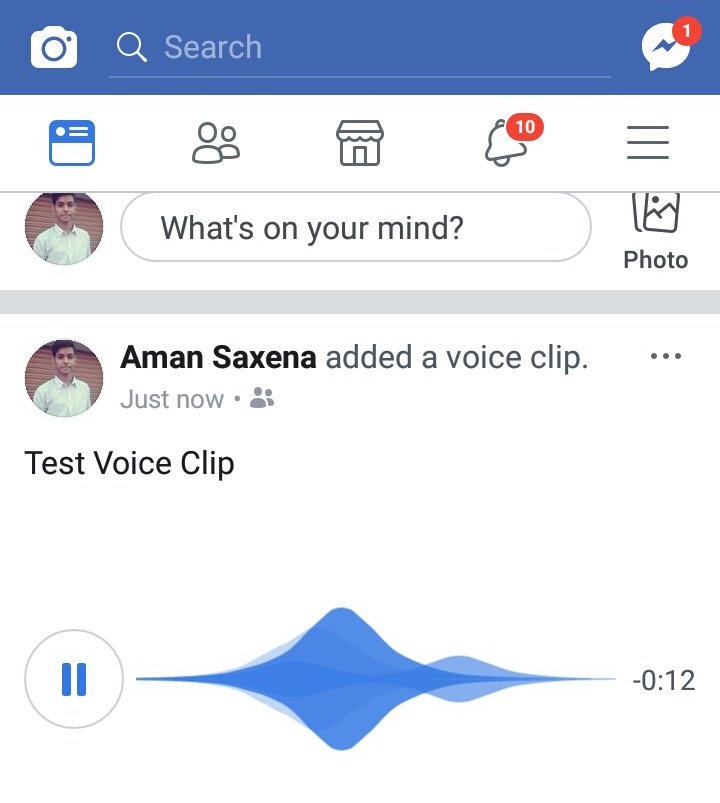 Facebook to add status update option with Voice Clips 25 Facebook to add status update option with Voice Clips Facebook to add status update option with Voice Clips