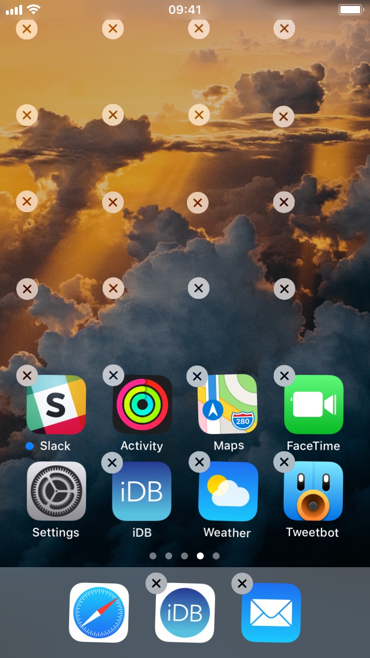 Empty icons on Home screen