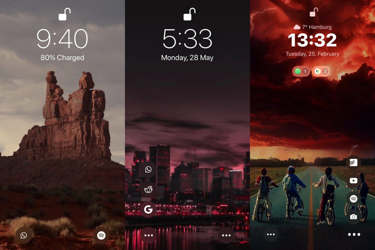 Jumper provides the ability to add custom app shortcuts to the Lock Screen.
