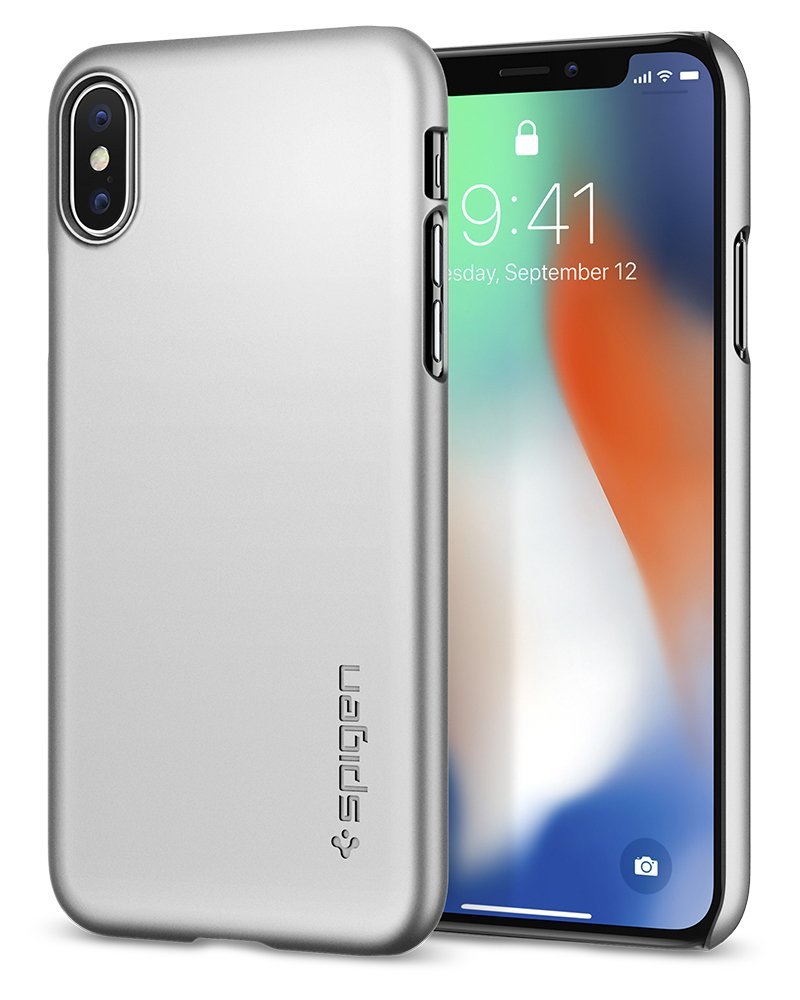 best thin iphone x cases - spigen thin fit