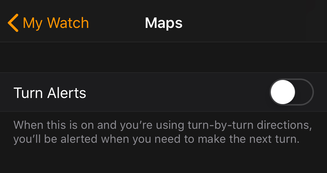 howto apple watch navigation customize maps alerts