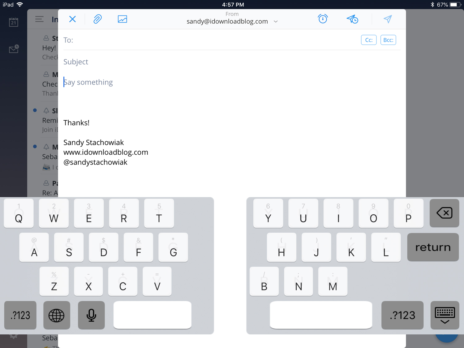 Dock And Merge iPad Keyboard