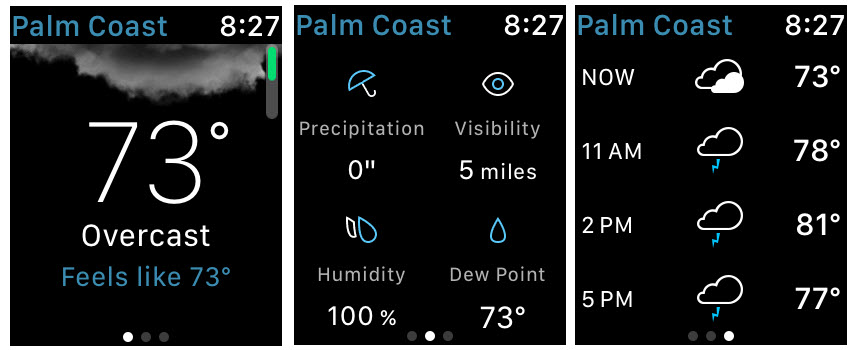 Weather Live Apple Watch weather apps