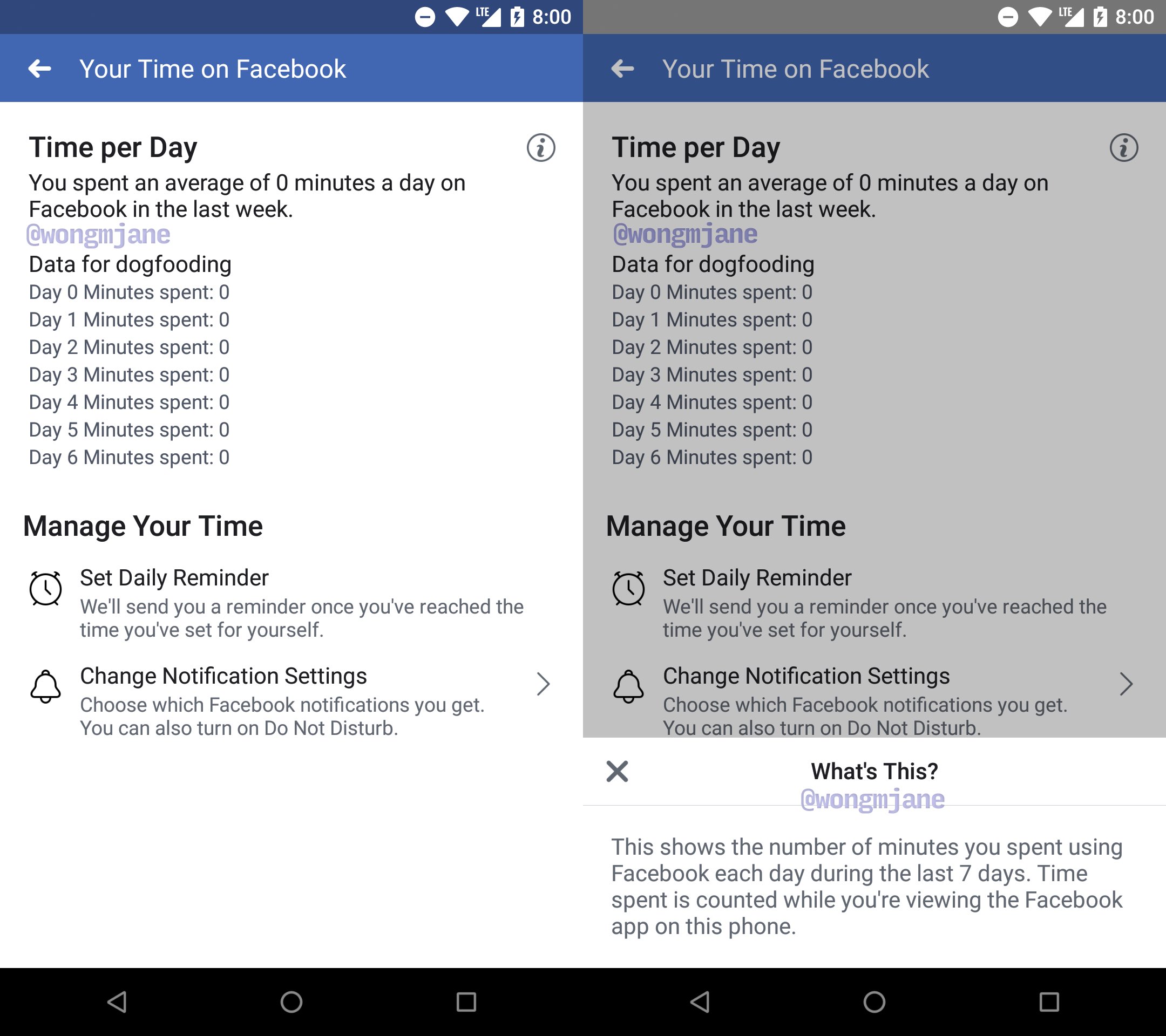 The unreleased “Your Time on Facebook” feature was discovered by digging through the code of Facebook for Android 