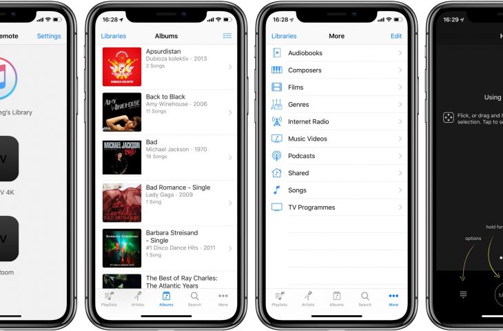 using iphone for itunes remote