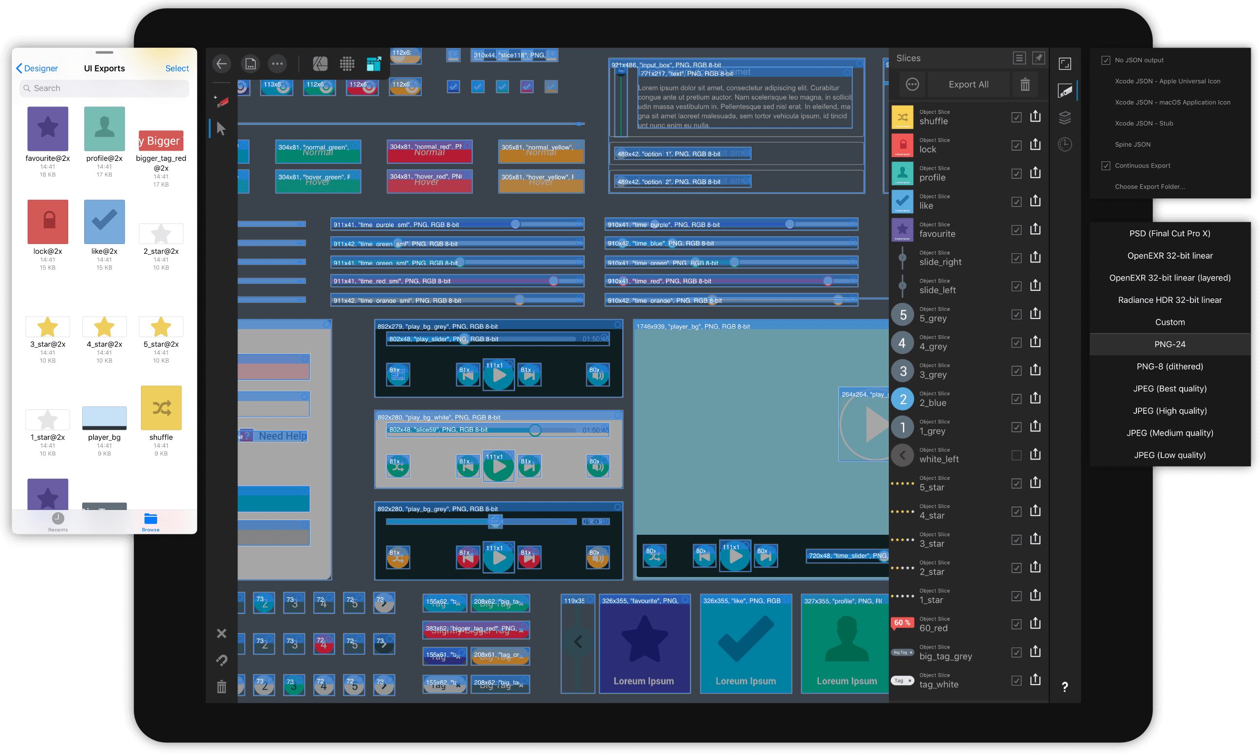 Affinity Designer for iPad lets you prototype user interfaces, web designs and more