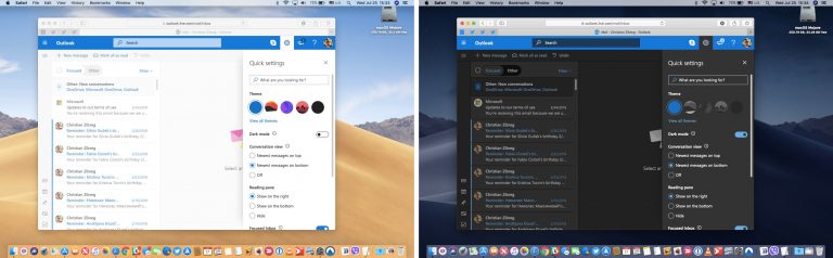 Microsoft is bringing Dark Mode support to Outlook for iOS & Office for Mac