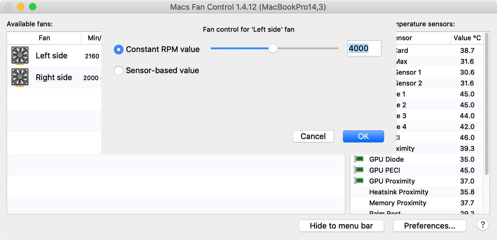 How to manually set your Mac's cooling fan speeds