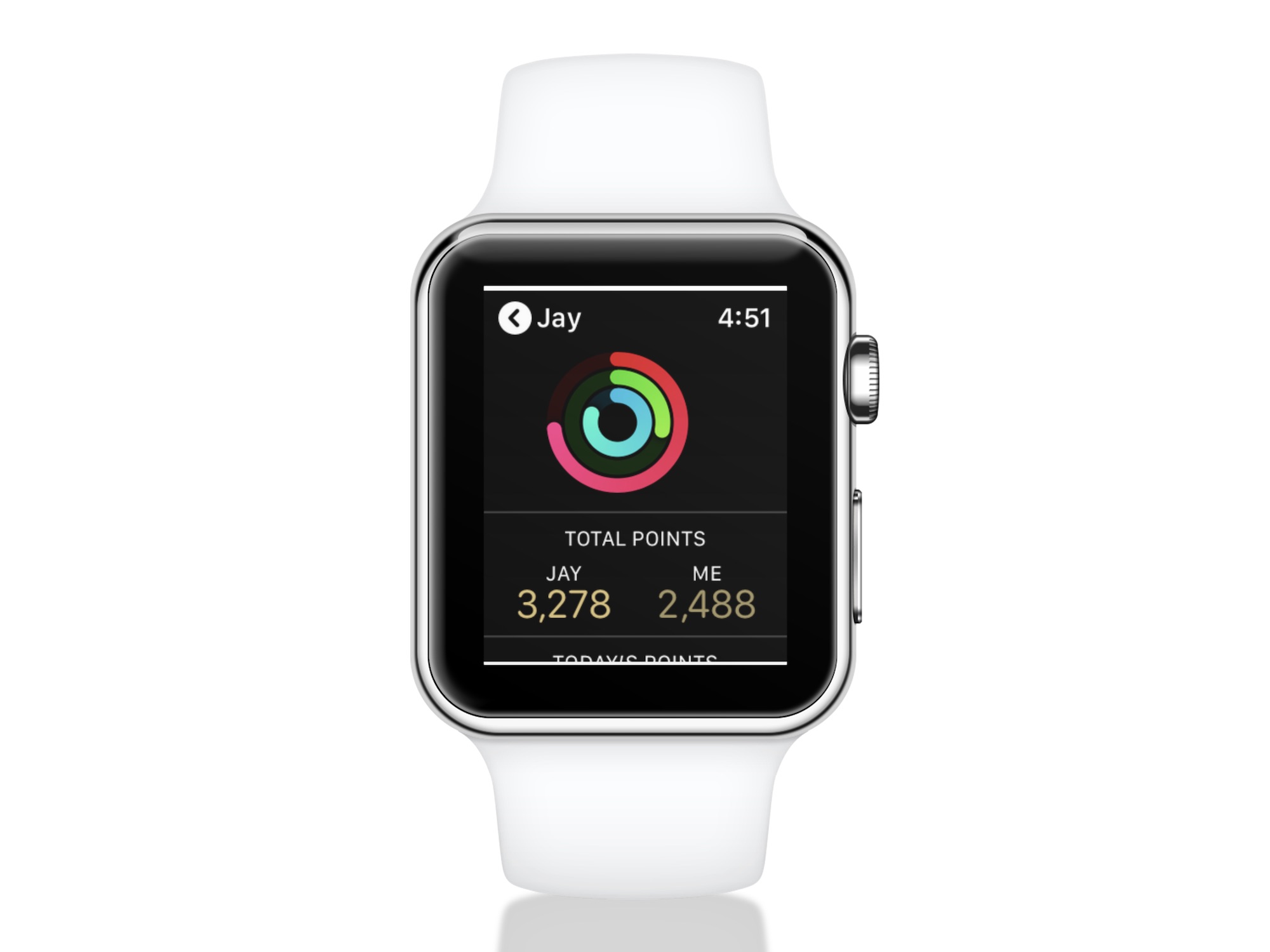 Apple Watch activity competitions