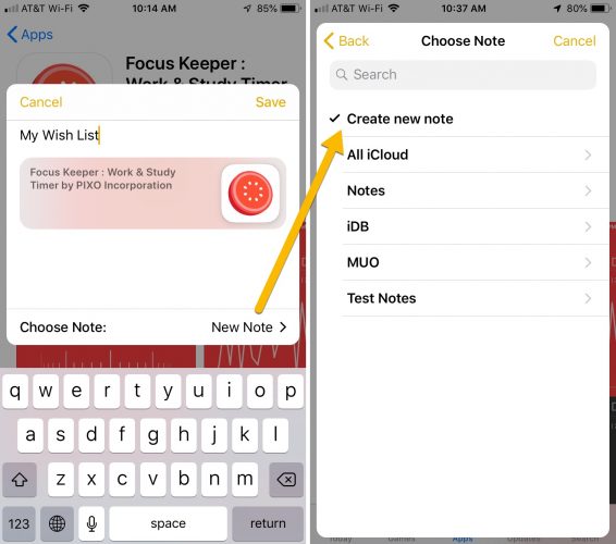 How to create an App Store wish list with Notes or Lookmark
