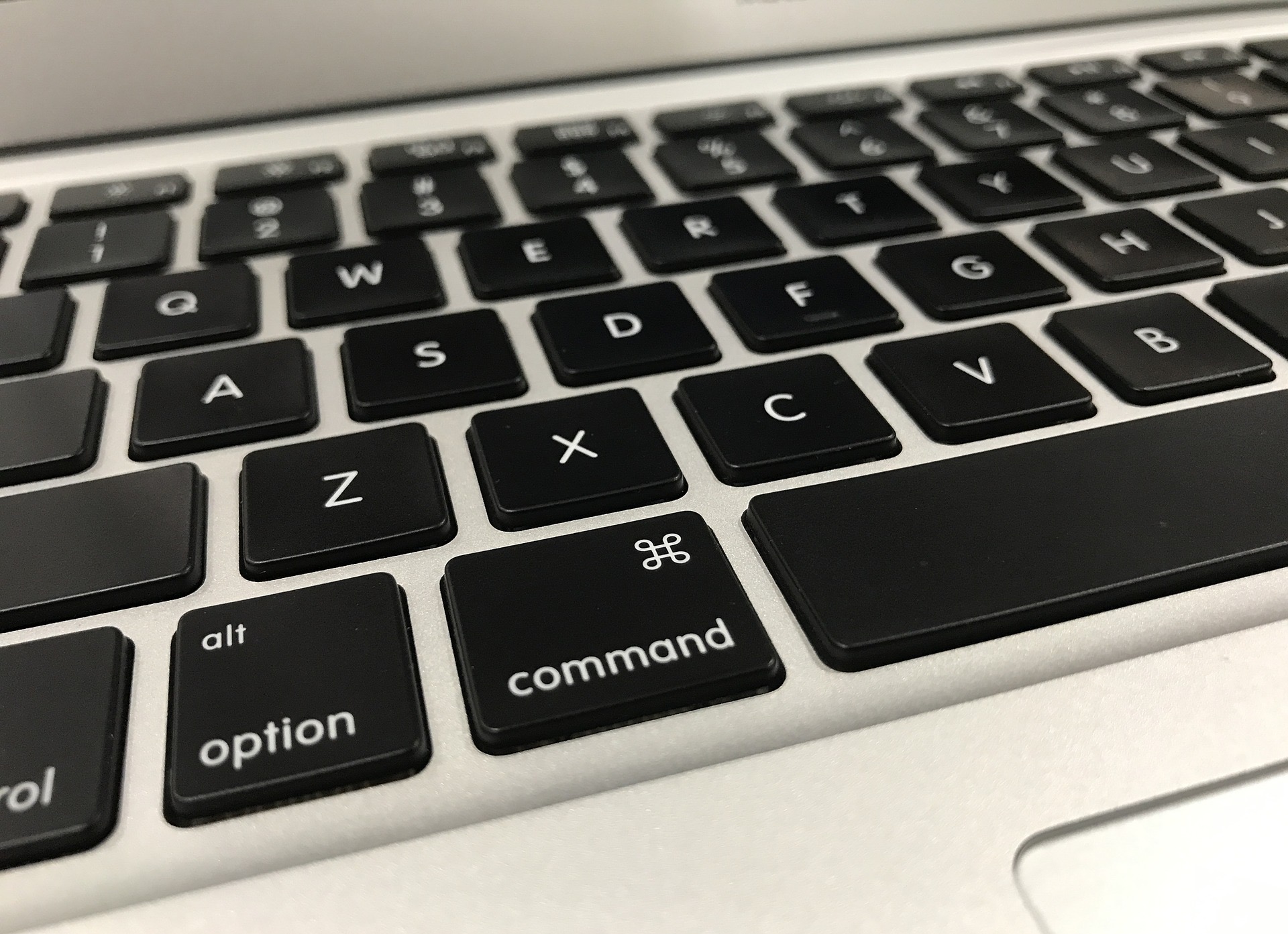 MacBook Keyboard Closeup