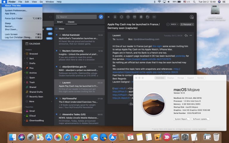 How to switch between Light and Dark appearance in Spark for Mac