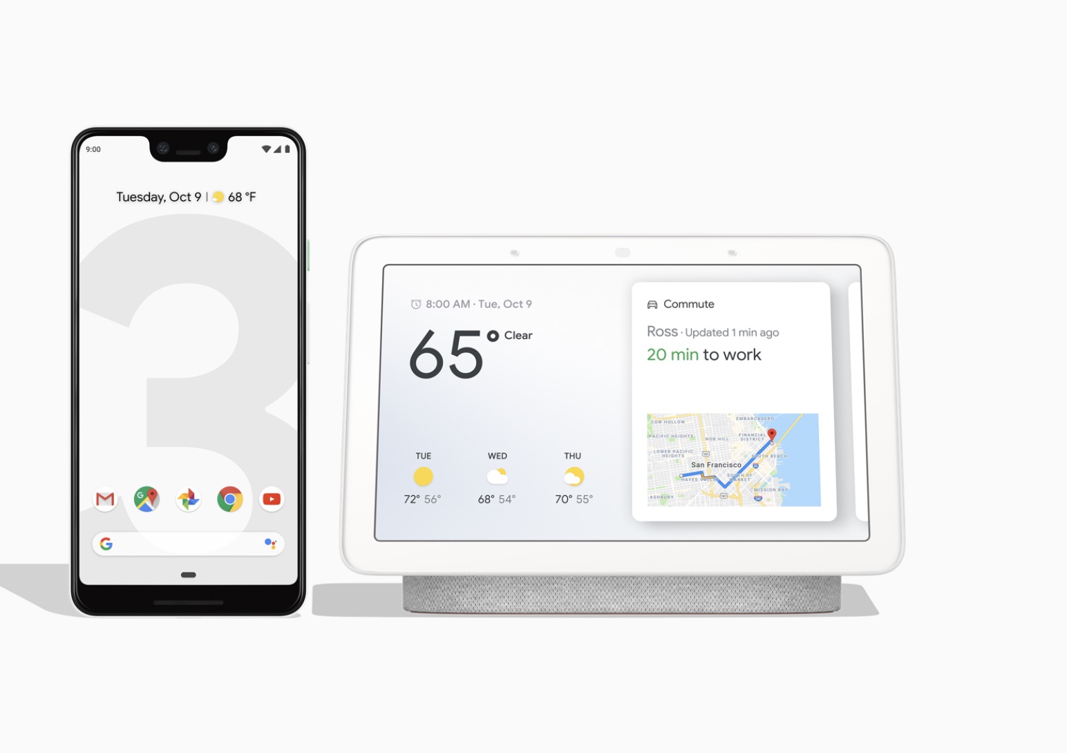 Pixel 3 and Home Hub