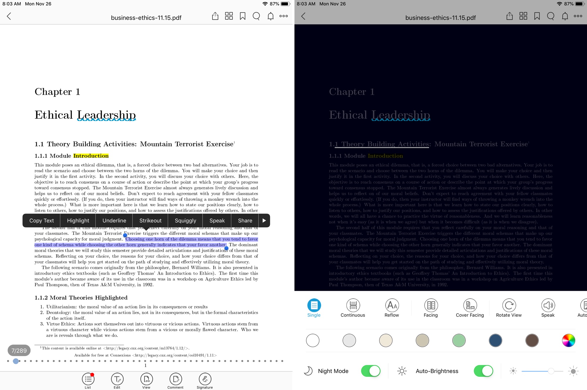 Foxit Mobile PDF on iPad