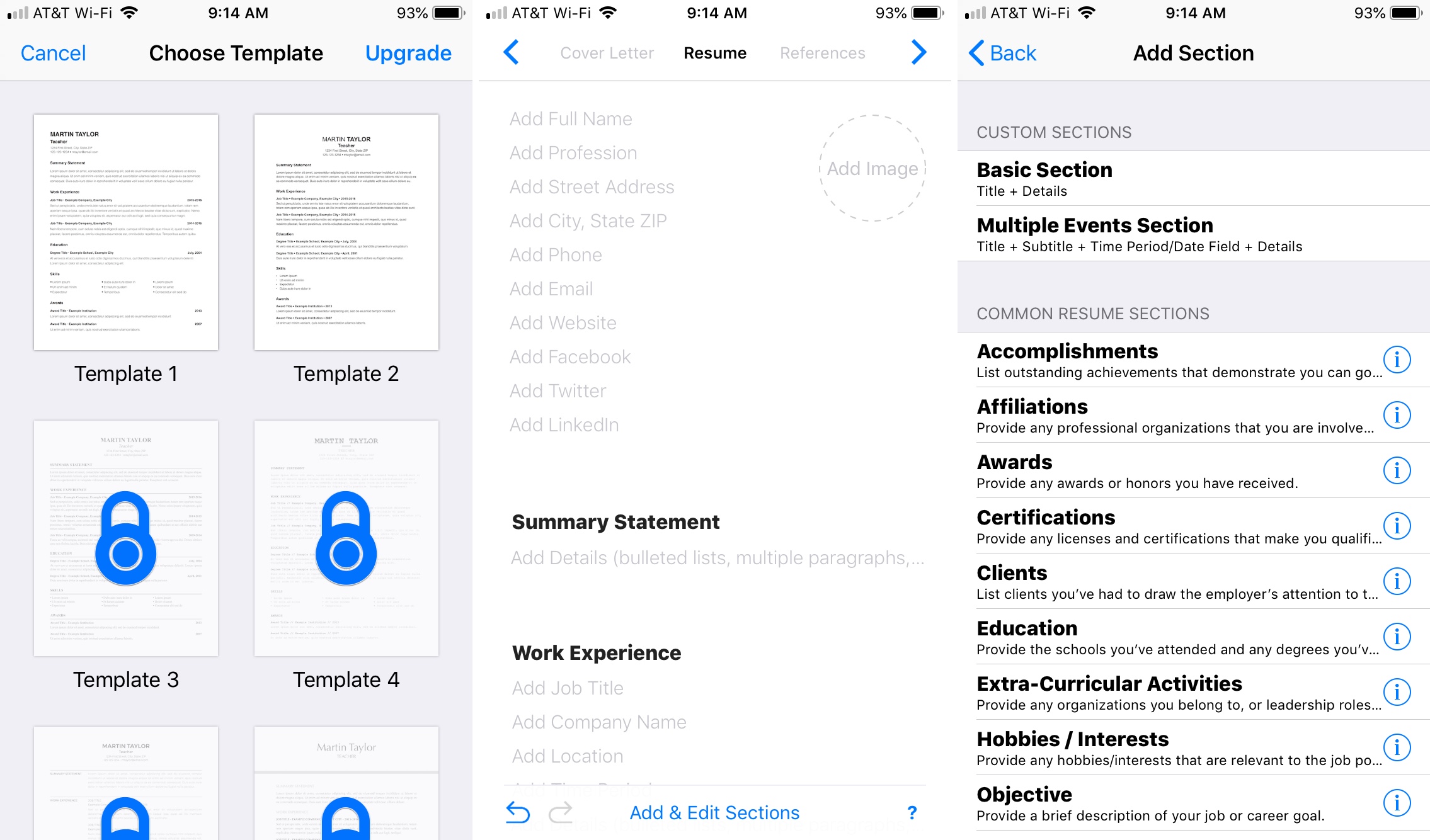 the best apps for creating resumes on iphone and ipad