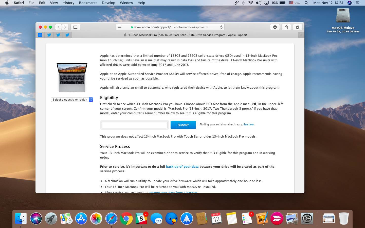 Apple replacement program macbook pro lsi sas 9210 8i
