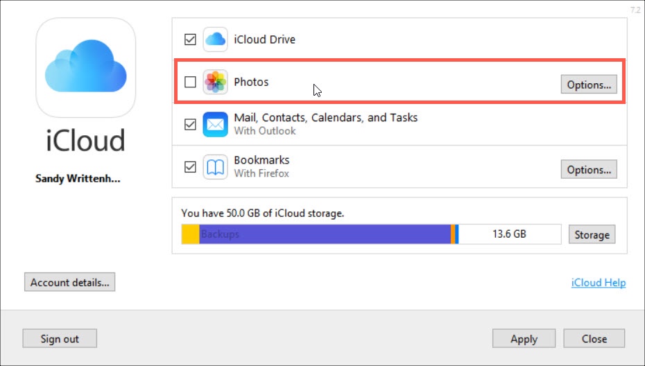download all icloud photos to windows