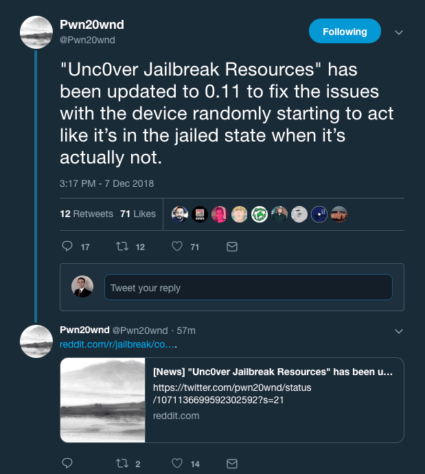 Uncover Jailbreak Ios 12 Reddit لم يسبق له مثيل الصور Tier3 Xyz