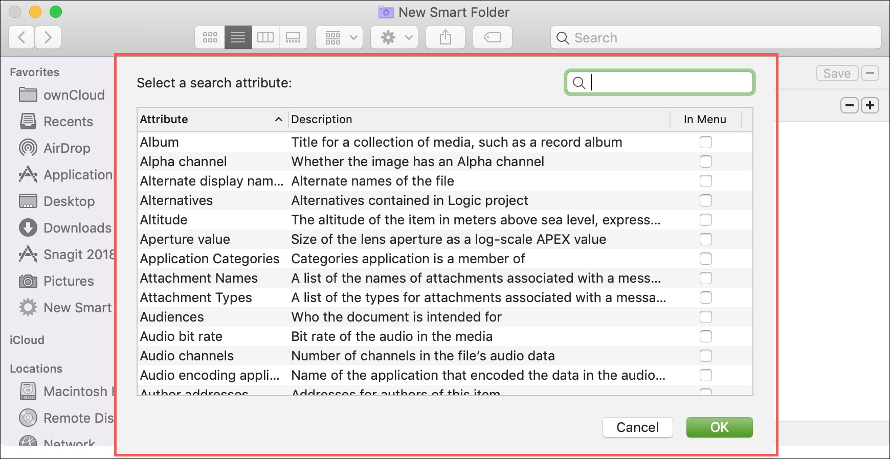 Smart Folder for Other