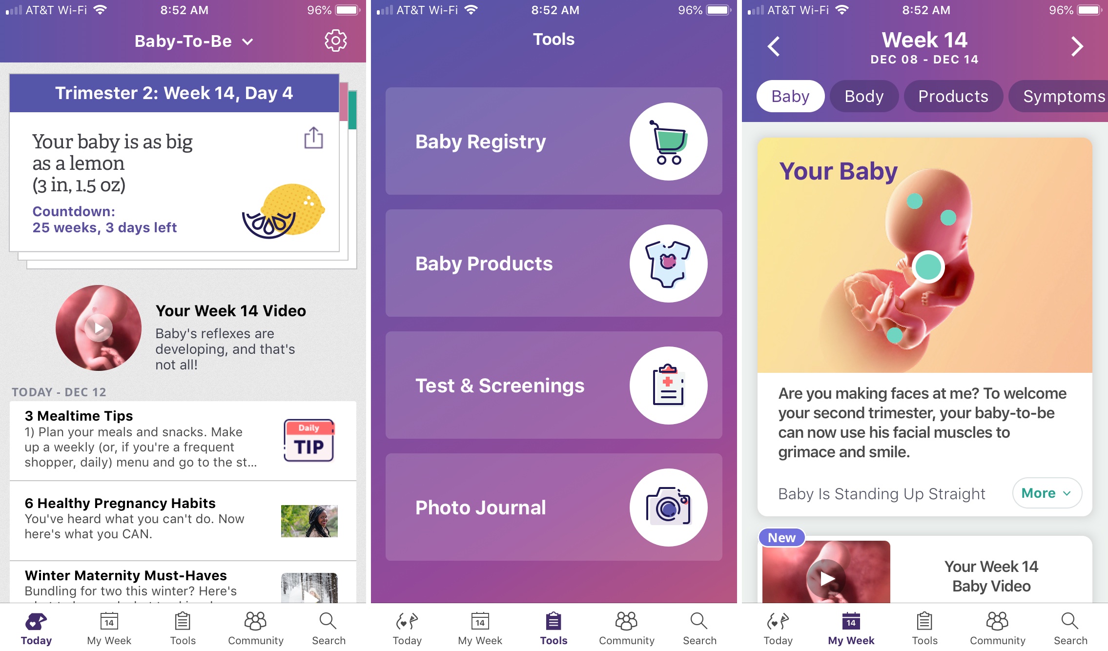 Image result for WHAT TO EXPECT PREGNANCY & BABY TRACKER ios app