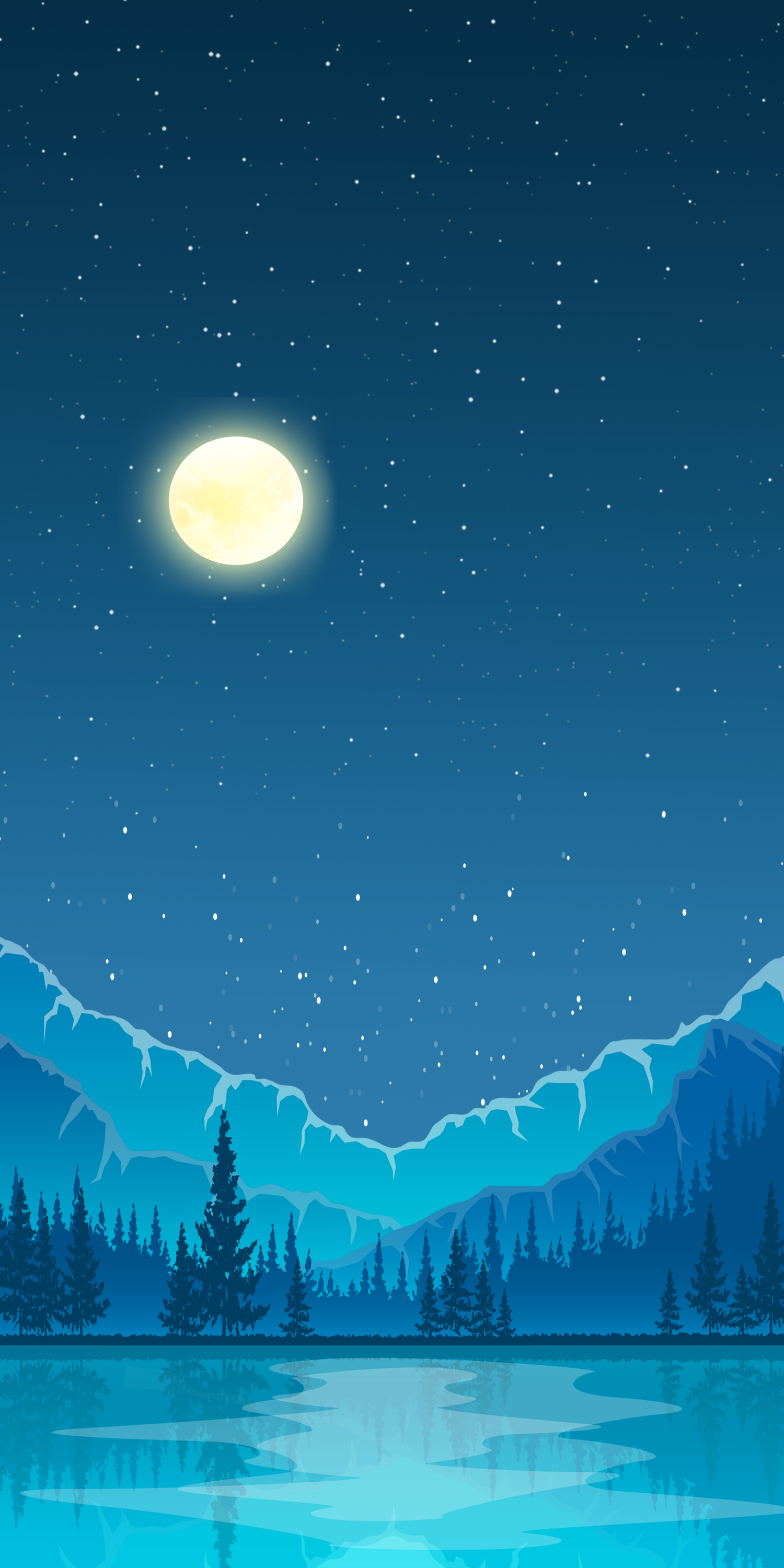 Snowy Wallpaper Illustrations For Iphone
