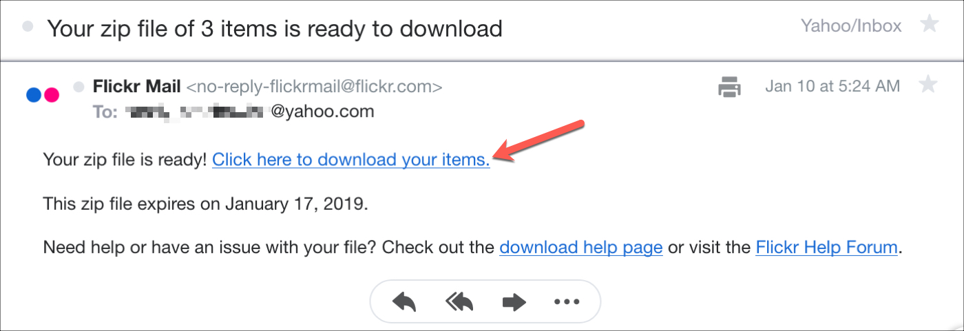 Flickr to Email Download Ready