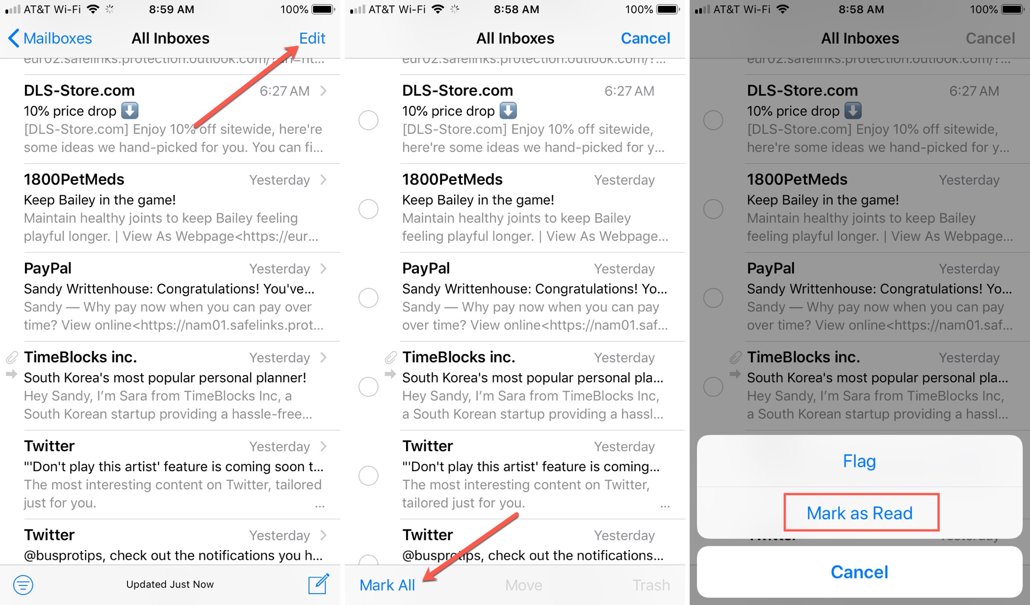 How to mark all your emails as Read on iPhone, iPad and Mac
