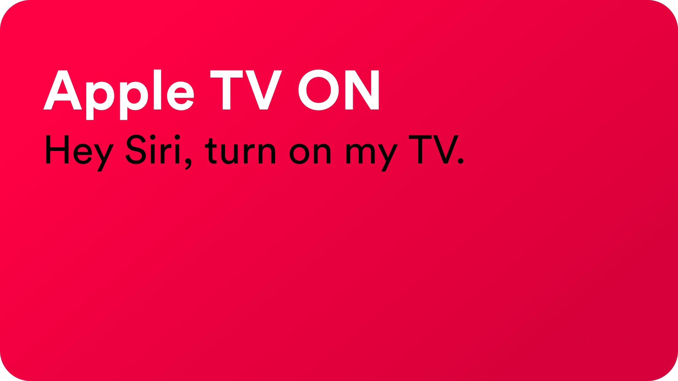 iOS automation workflows — how to turn on your Apple TV with a custom Siri phrase