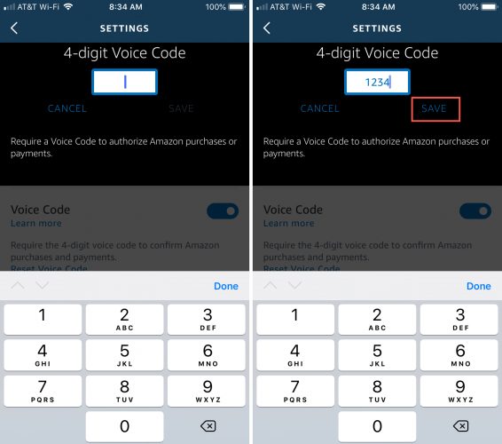How to create an Amazon Echo Voice Code for Amazon purchases