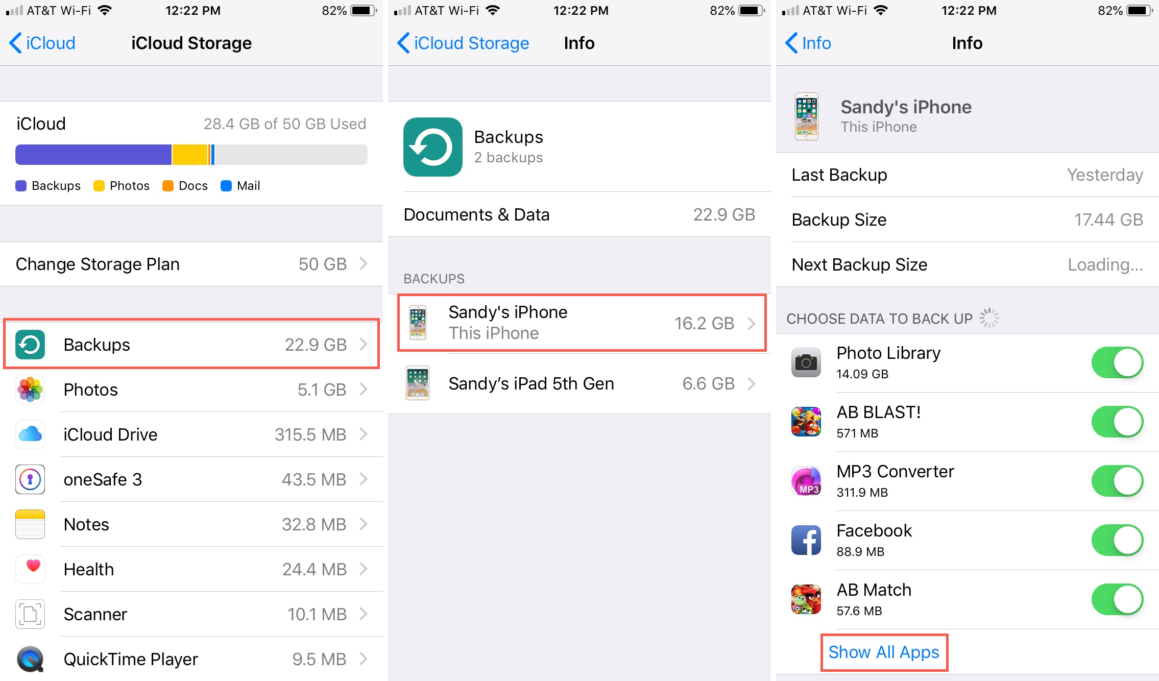 Backups My Device Apps for Backup