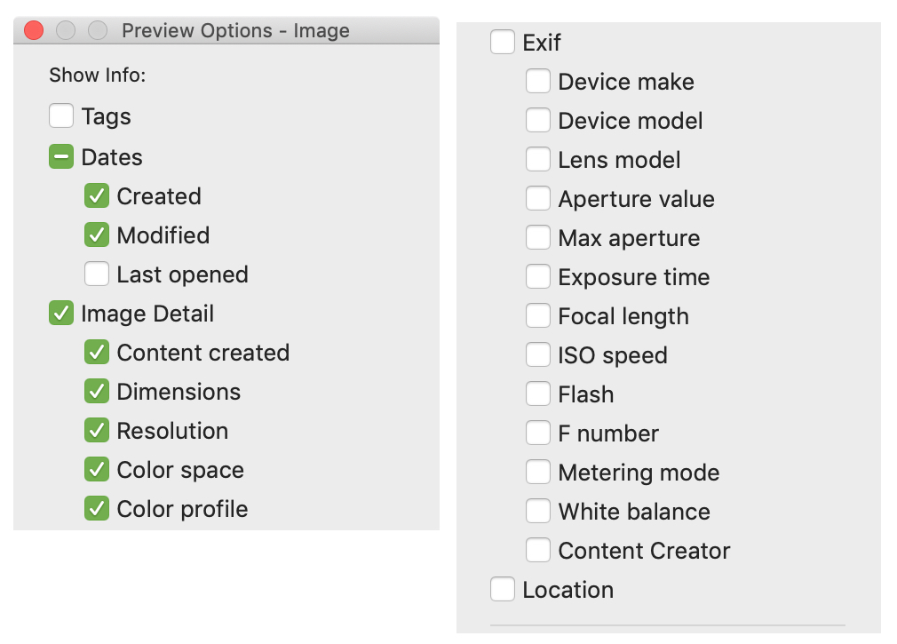 Image Preview Options Mac