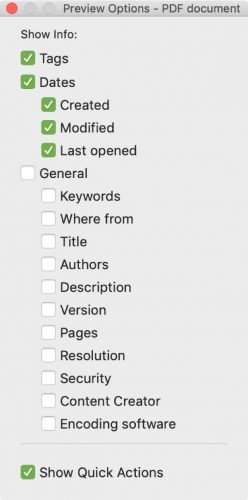 How to customize the Finder Preview Pane options on Mac