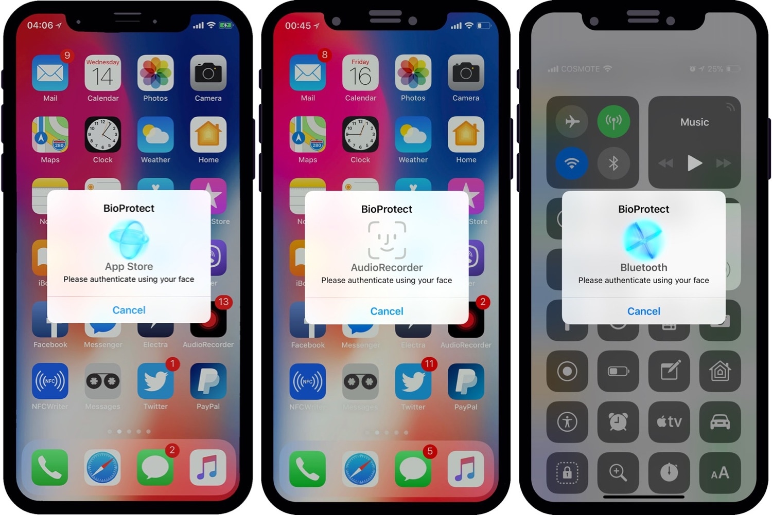 BioProtect XS app protection jailbreak tweak adds support for iOS 16 devices